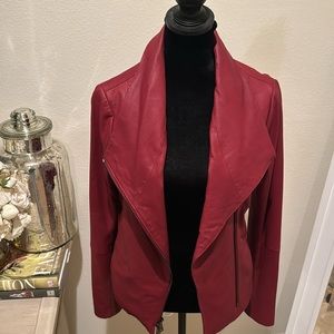 Vince Leather Scuba Jacket🔥